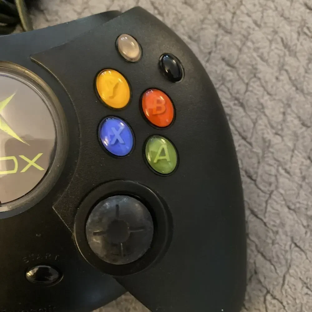 Xbox Duke Controller OEM Microsoft Original X08-17160 w/breakaway Parts Repair
